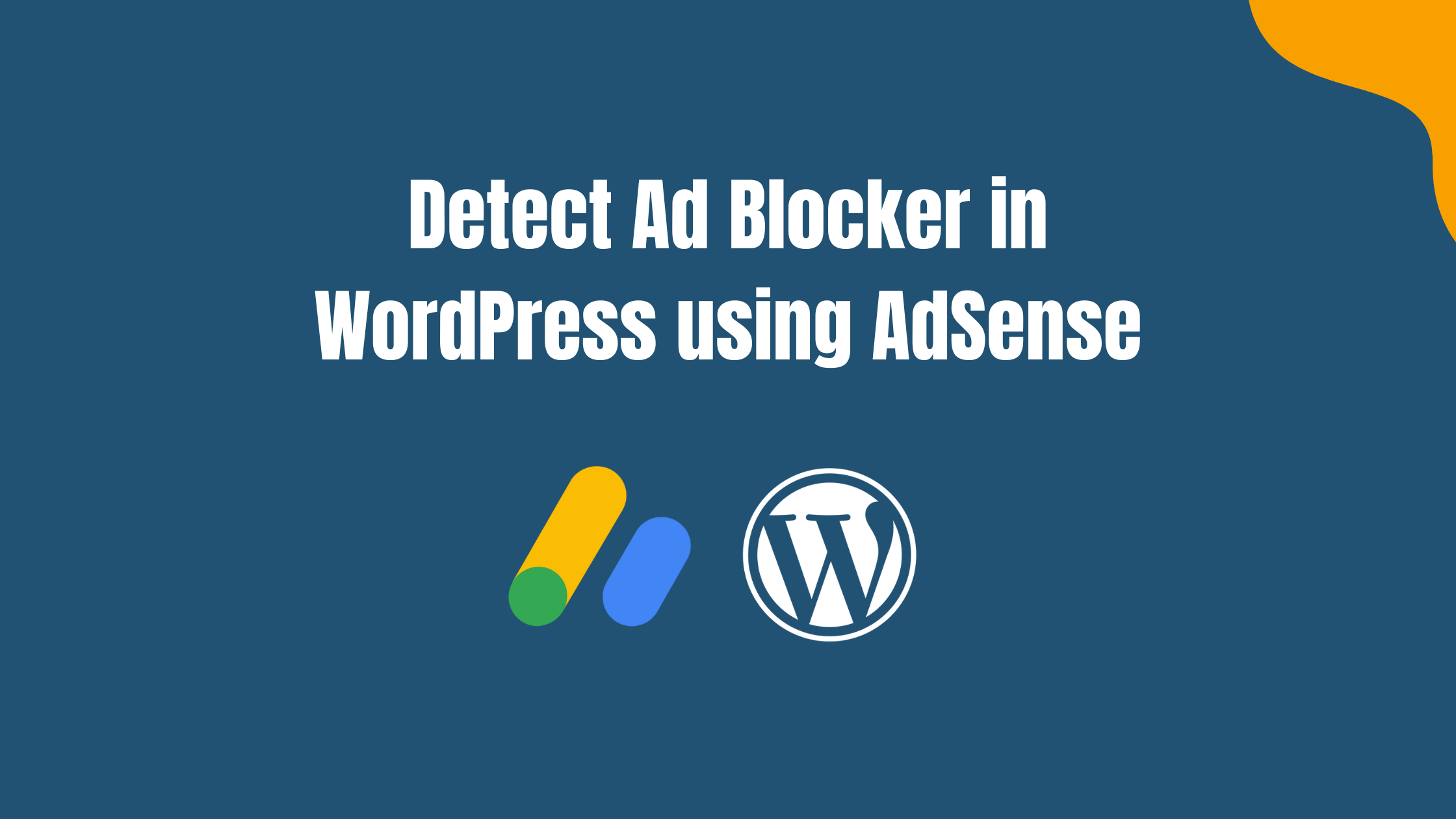 Detect ad blocker using AdSense